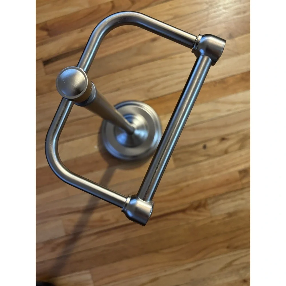 Kingston Vintage Free-Standing Toilet-Paper Holder Brushed Nickel (CC2008)